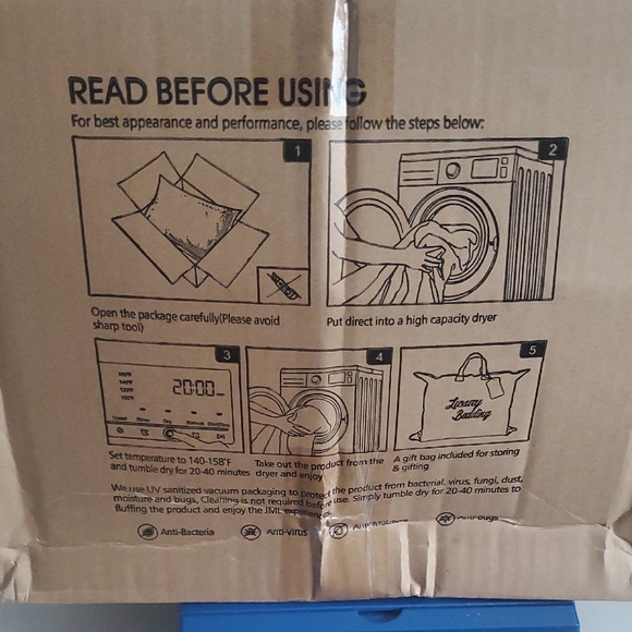 Red Ruffle Comforter Bedding Red - Picture 7 of 9